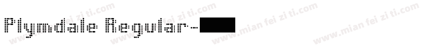 Plymdale Regular字体转换